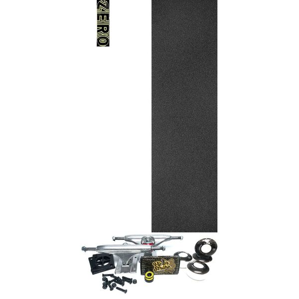 Zero Skateboards Bold GTID Skateboard Deck - 8" x 31.9" - Complete Skateboard Bundle
